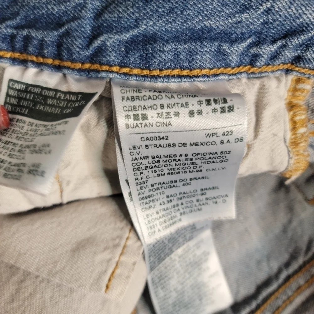 Levi's 501 Denim Shorts Sz 29 Cut-Off Button Fly 100% Cotton
